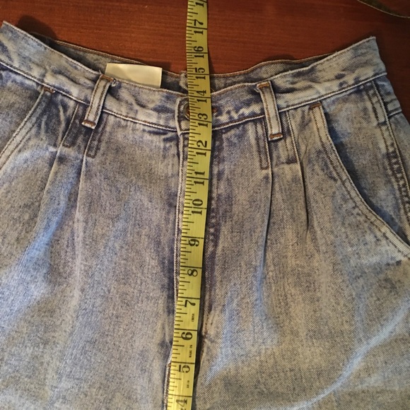 Vintage Bill Blass High Waisted Pleated Jeans - Picture 12 of 12